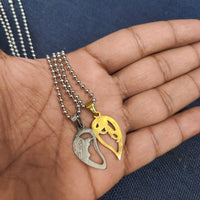 Broken Hearth shape valentine locket