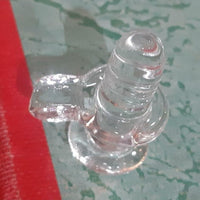 Sphatik Shivling/Big Size for Home Pooja Decorative Showpiece - 4 inch, 20gm (Crystal, White)