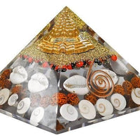 Crystal Wealth Gomati Chakra Shree Yantra Pyramid