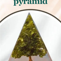 Tree of Life Peridot Orgon Pyramid
