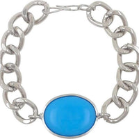 Gleaming Beads & Silver Plated Men's Bracelet