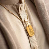 Hanuman Chalisha Pendant with Chain