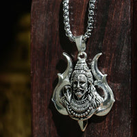 Shiv Trishul Pendant With Chain