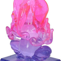 Crystal Ganesh Twin Side Face Car Dashboard Idols Showpiece - 6.5 cm��(Crystal, Multicolor)