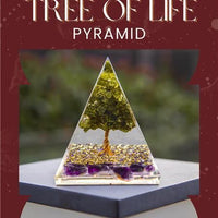 Tree of Life Peridot Orgon Pyramid