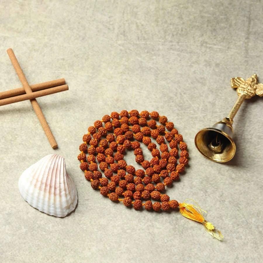 108 Original Beads Rudraksha Jaap Mala