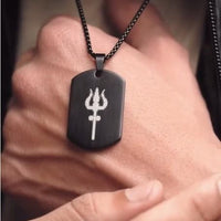 Mahadev Trishul Pendant with Chain
