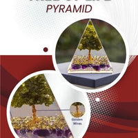 Tree of Life Peridot Orgon Pyramid